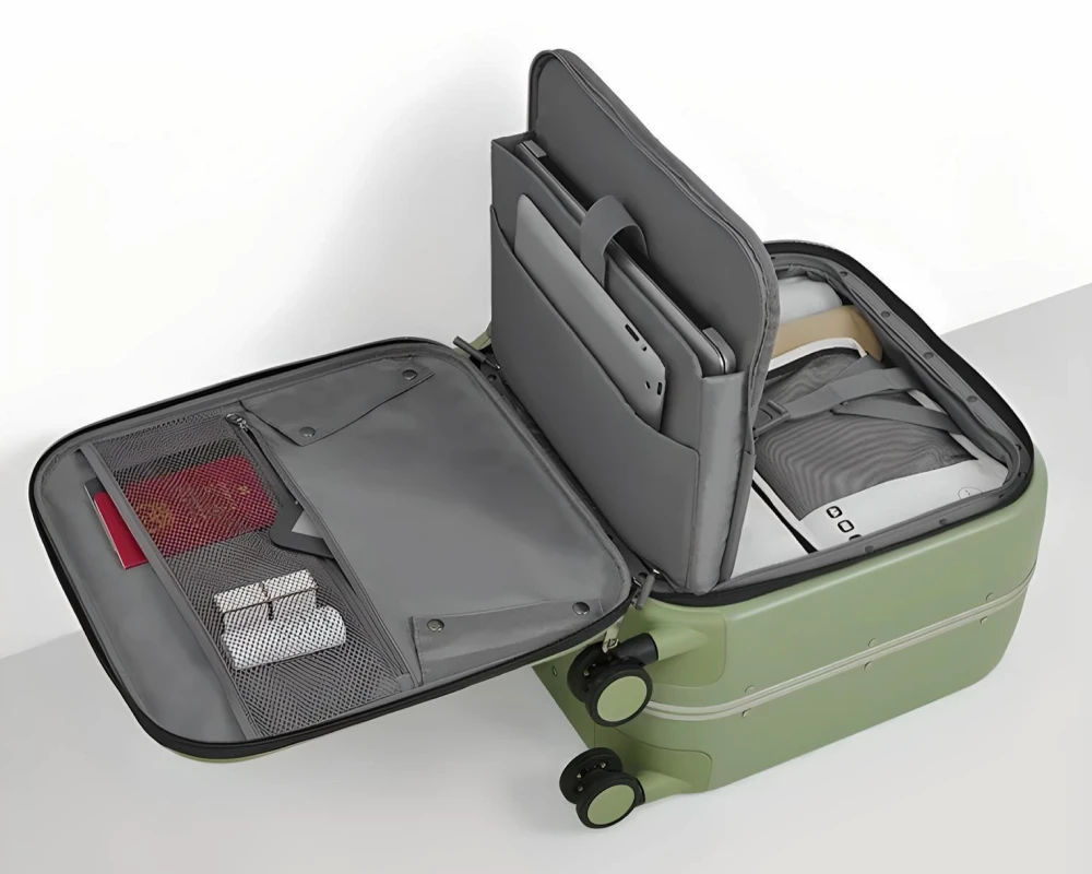 carry on suitcase with laptop compartment